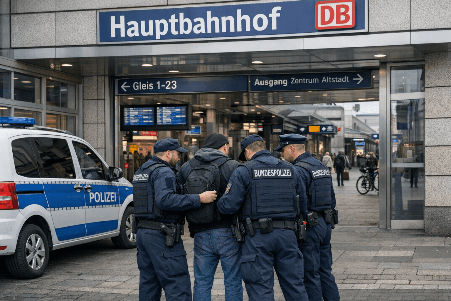 Haftbefehl am Nürnberger Hauptbahnhof vollstreckt