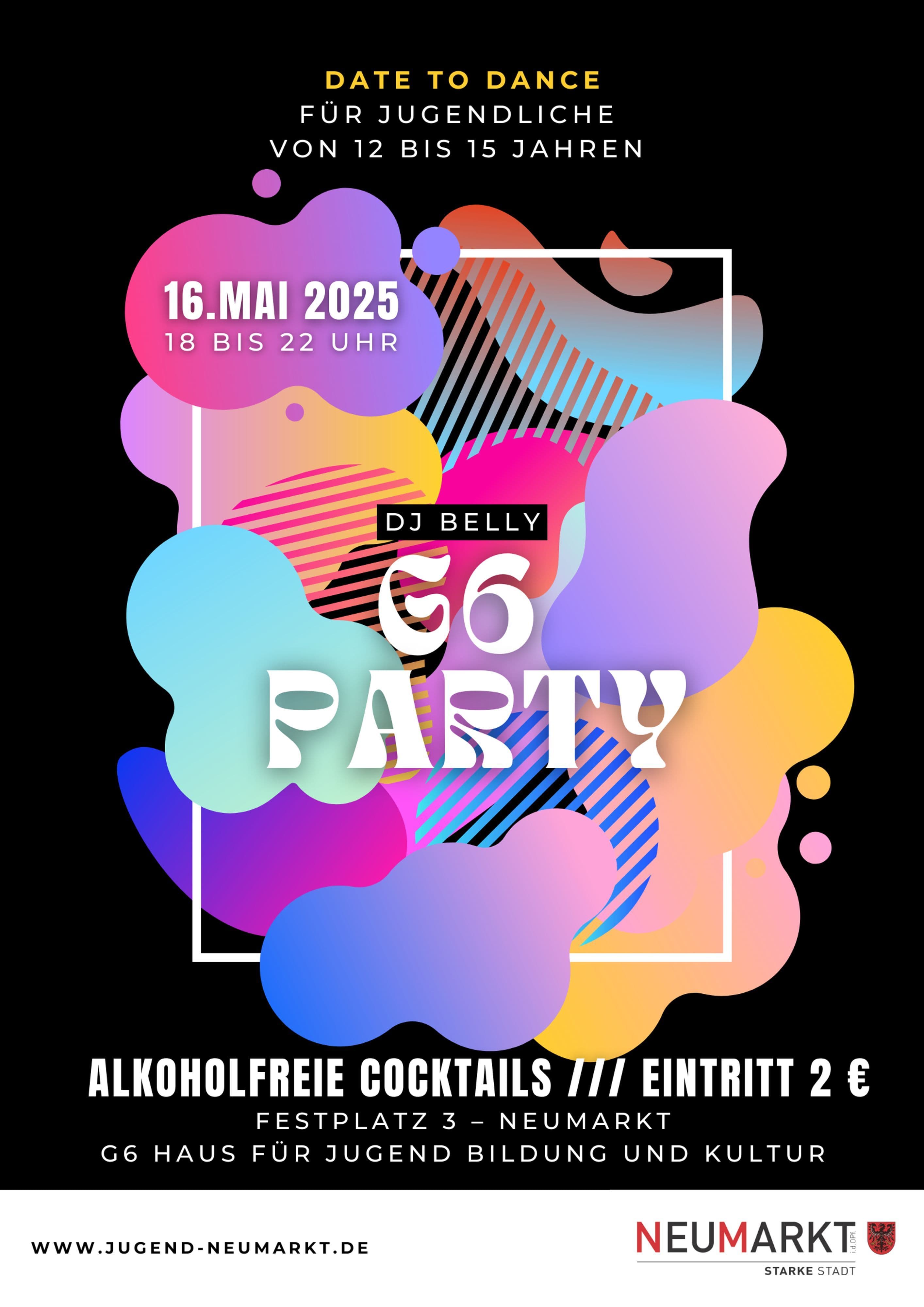 Jugend-Club-Party im G6 Neumarkt