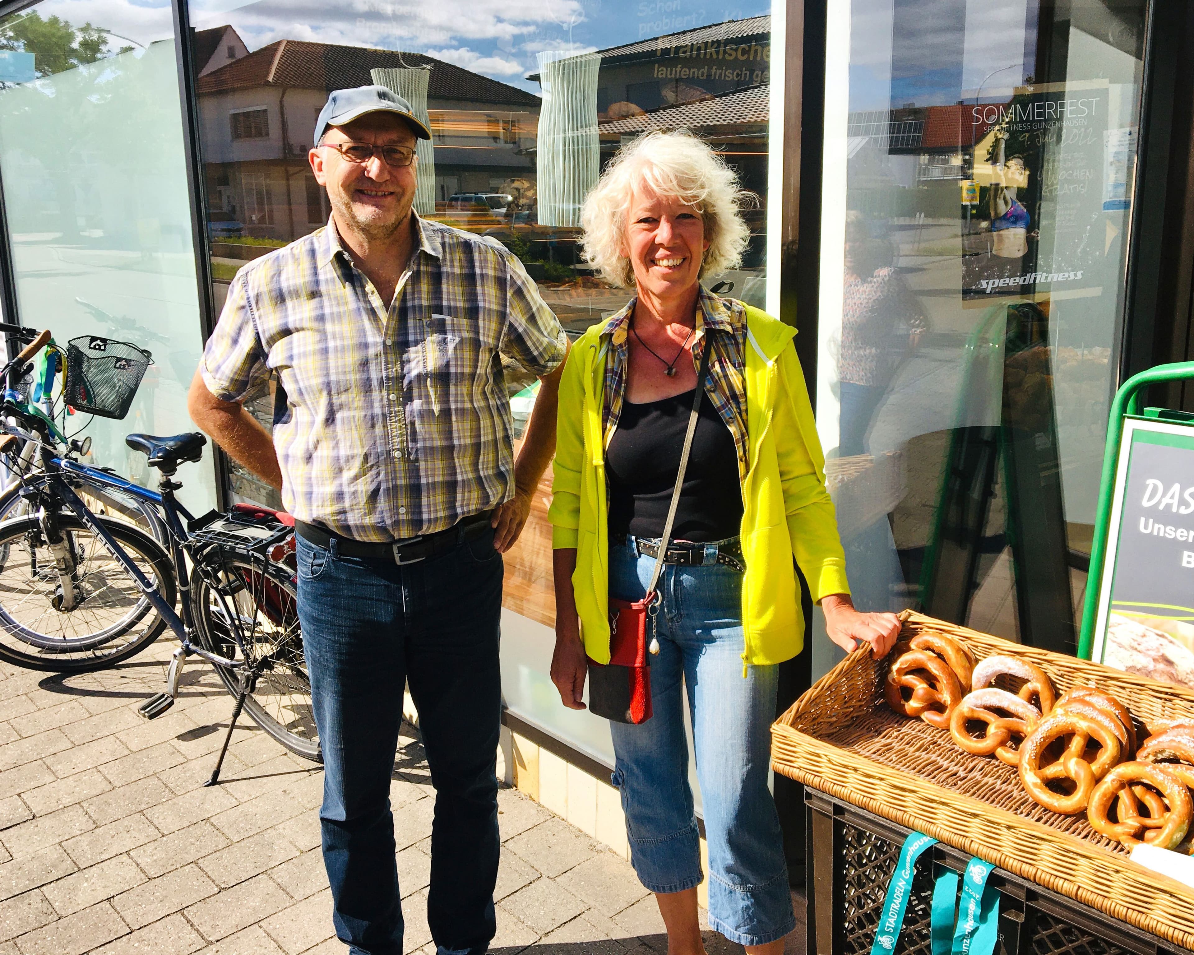 Kostenfreie Brezen für Radler in Gunzenhausen