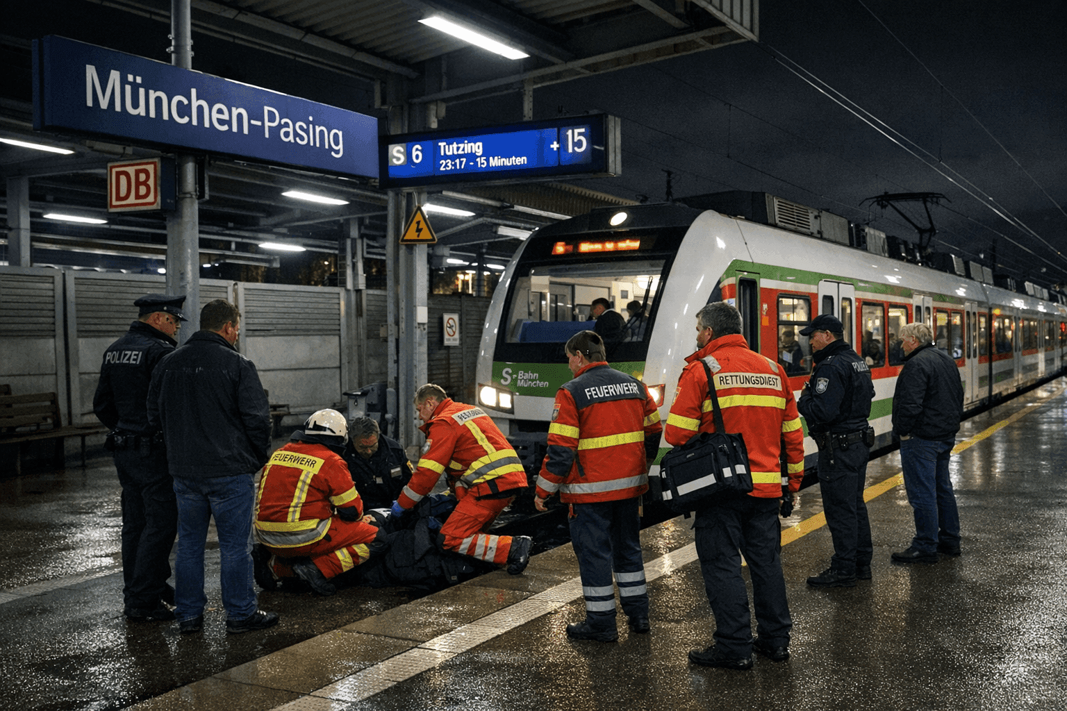 Kurzmitteilung: 18-Jähriger am Bahnhof Pasing schwer verletzt