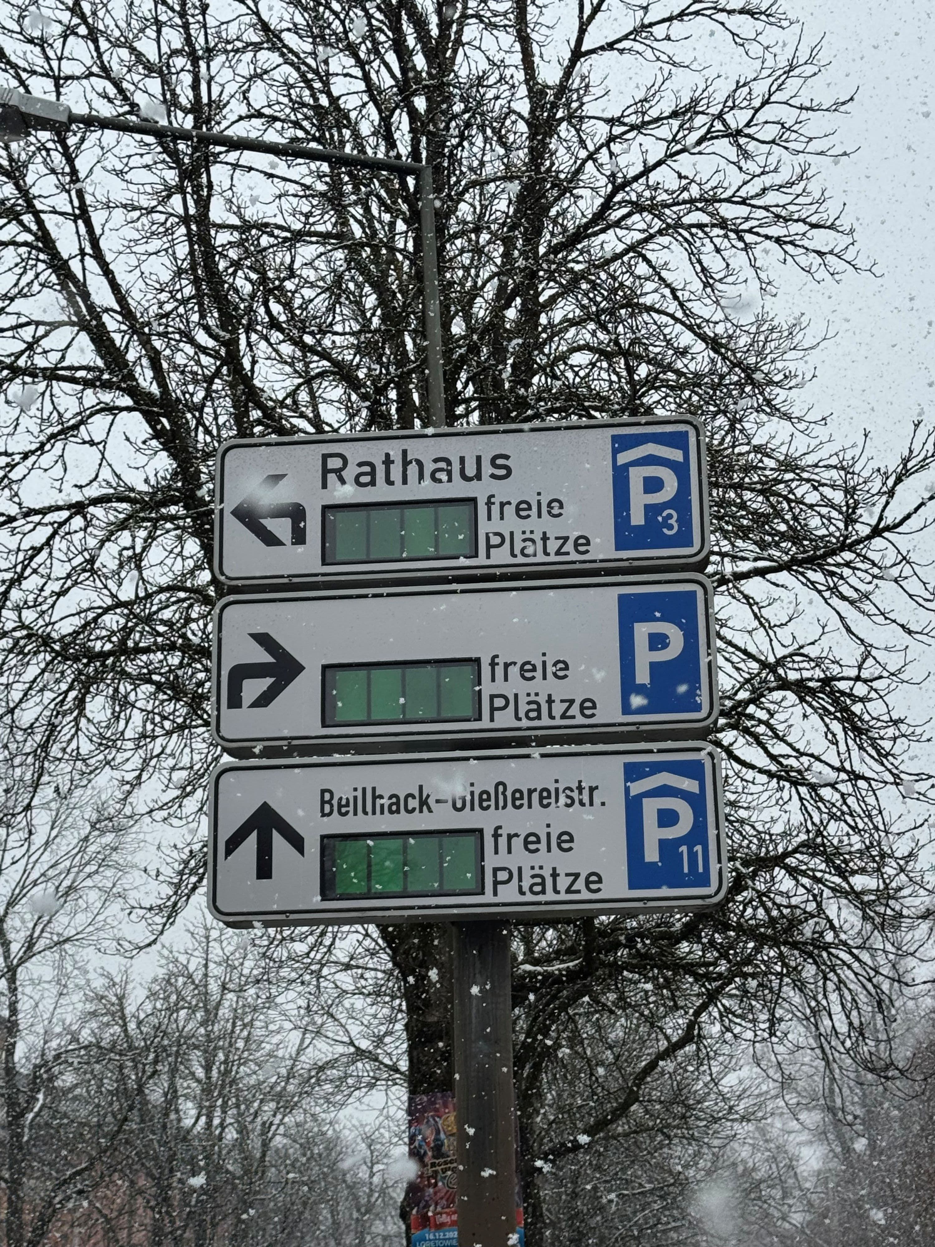 Parkleitsystem in Rosenheim ausgefallen