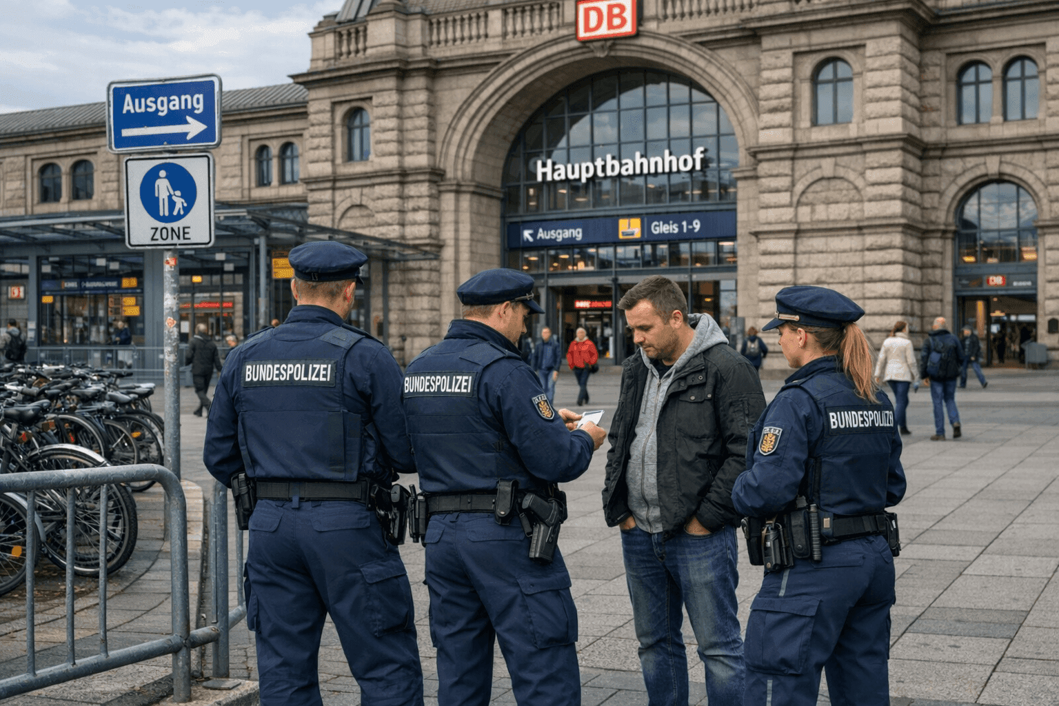 Schwarzfahrer am Nürnberger Hauptbahnhof festgenommen