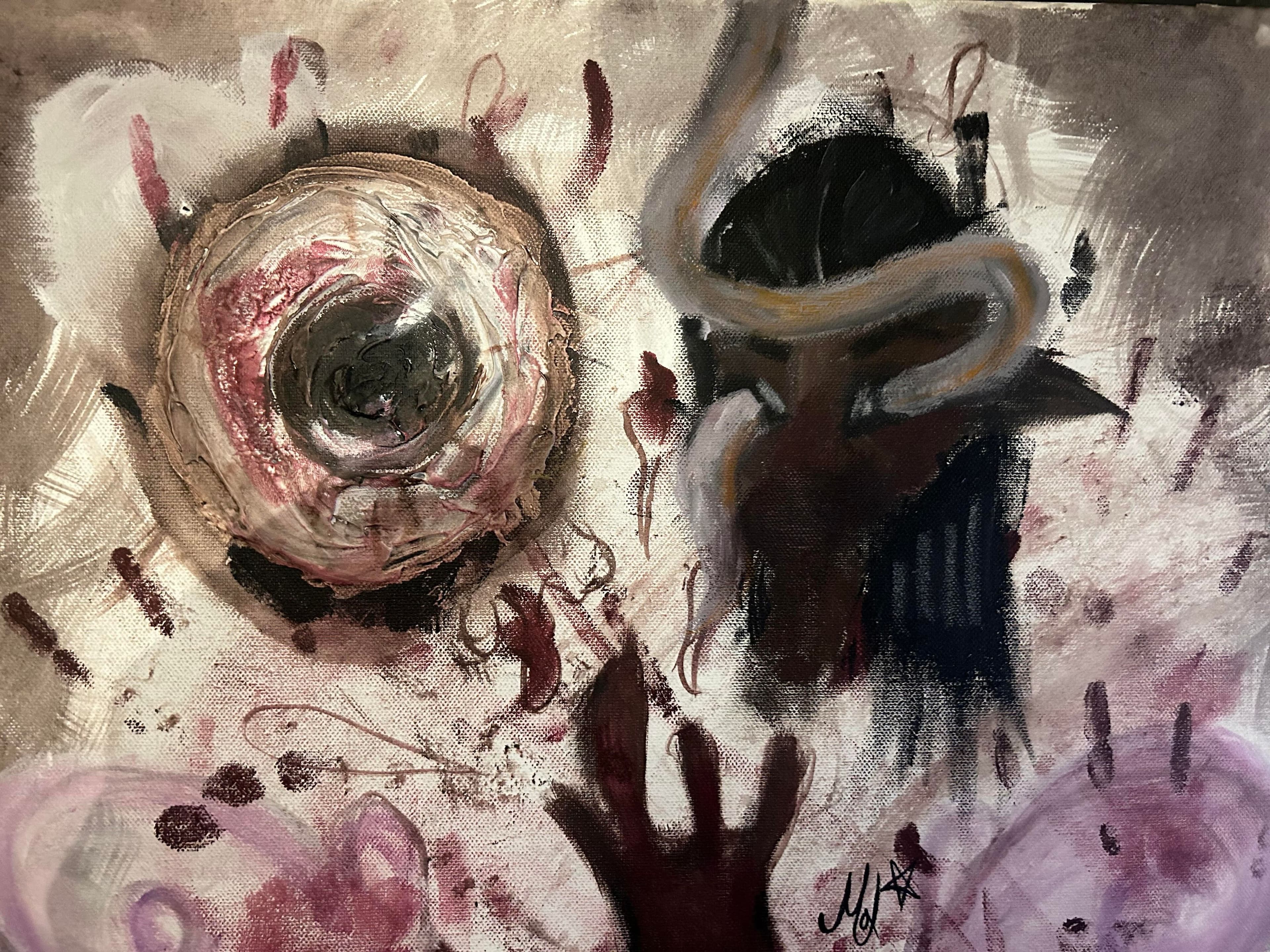 Vernissage der Ausstellung 'Zwischen Körper und Geist' von Lea Pötschke