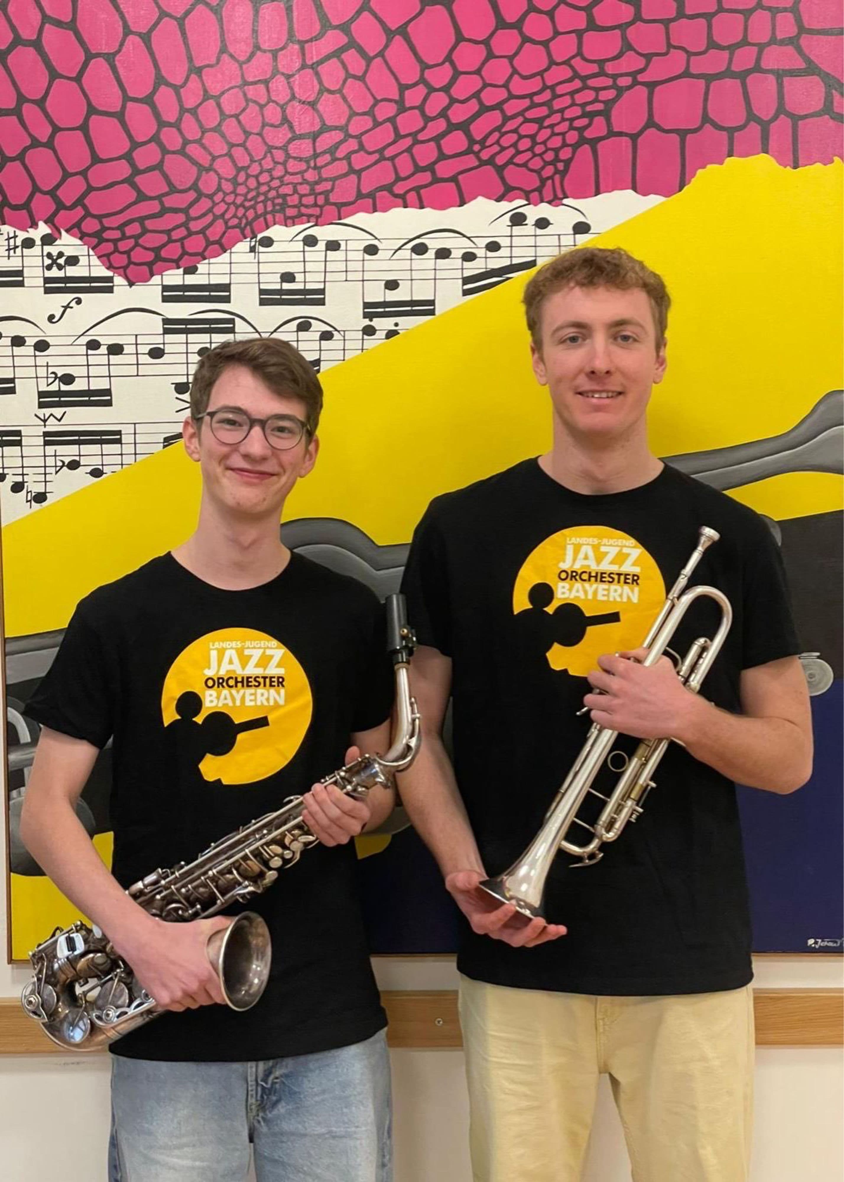 Zwei Talente aus Aschaffenburg im Landesjugendjazzorchester