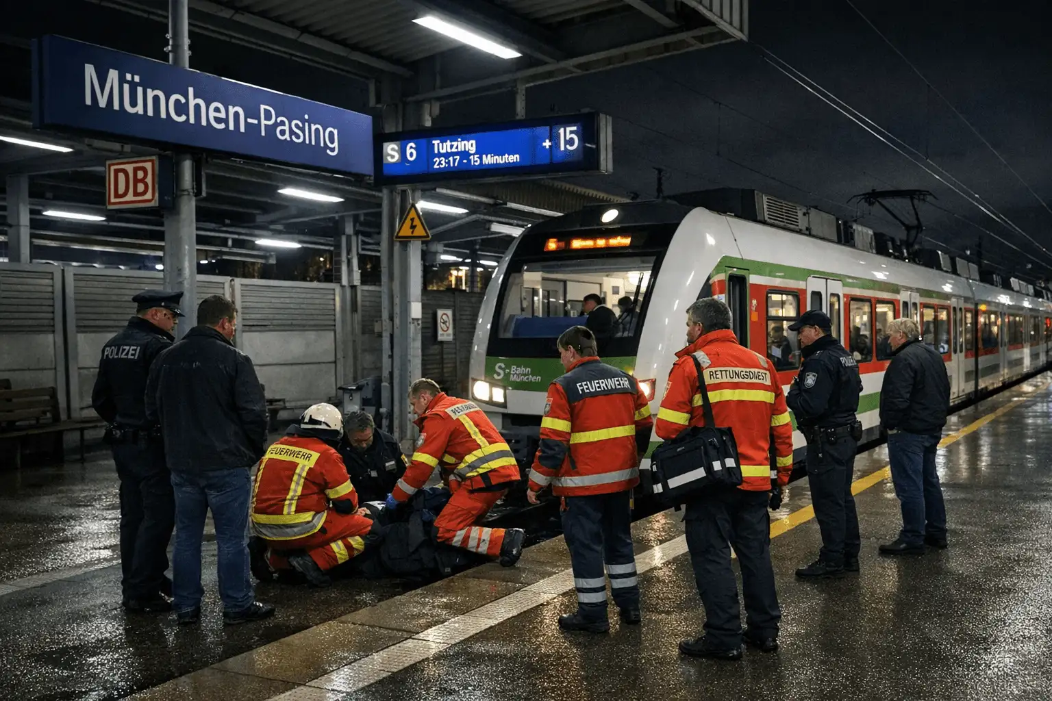 Kurzmitteilung: 18-Jähriger am Bahnhof Pasing schwer verletzt