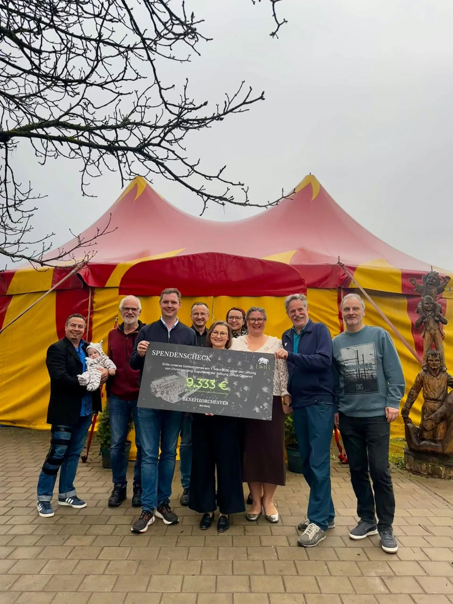 9.333 Euro für Zirkus Giovanni