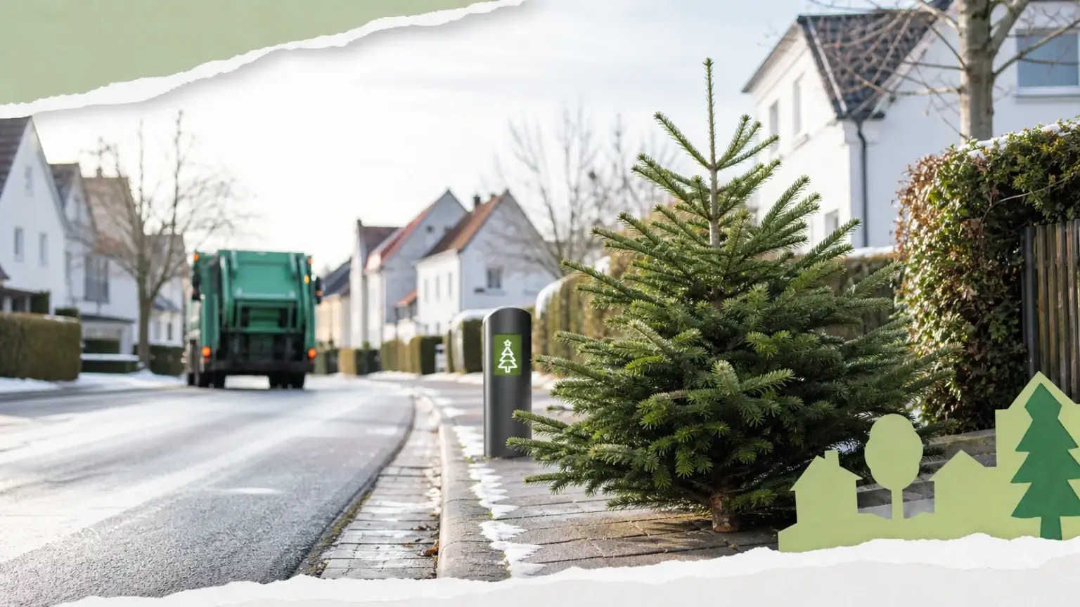 Weihnachtsbaum-Abholung