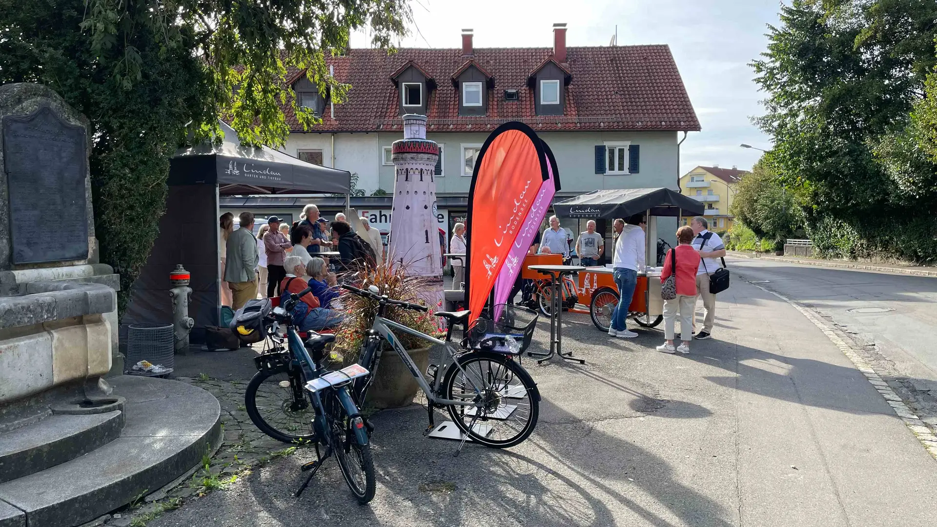 Gut besucht: Der zuletzt stattgefundene Halt von „Stadtrat on Tour“ in Reutin.